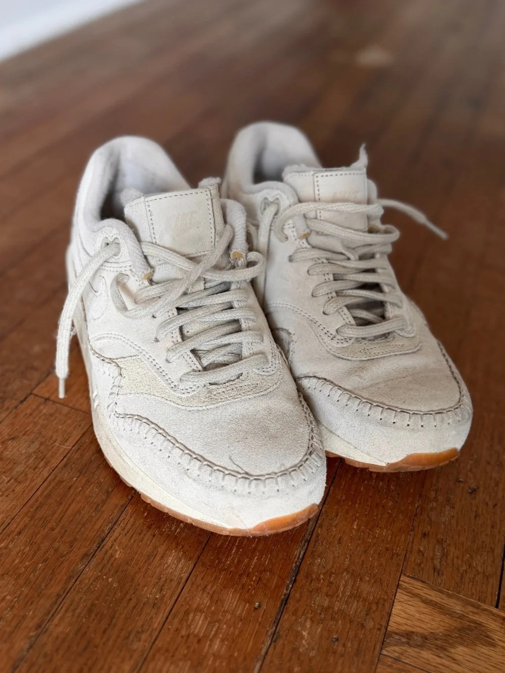 Nike Air Max 1 Sherpa Birch (Women's 8) - Picture 1 of 6